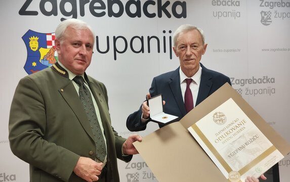 Županu Kožiću dodijeljeno najviše lovačko odlikovanje u Republici Hrvatskoj