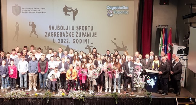[FOTO] Proglašeni najbolji sportaši Zagrebačke županije u 2022. godini