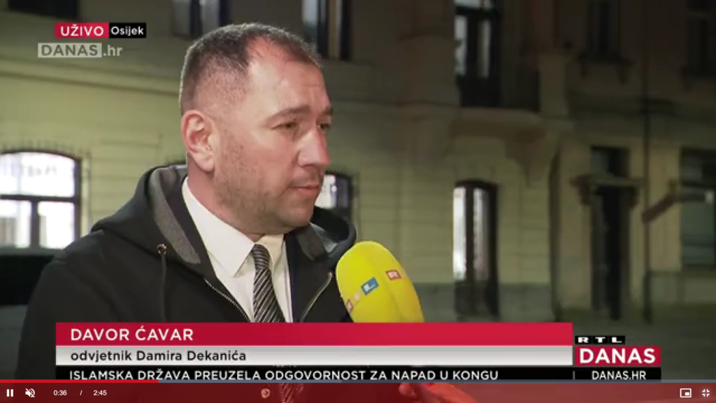 Dekanićev odvjetnik otkrio kada će župan biti ispitan: On i dalje stoji kod svog prvog iskaza