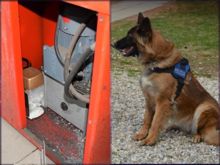 Policijski pas pronašao drogu skrivenu u tokarskom stroju