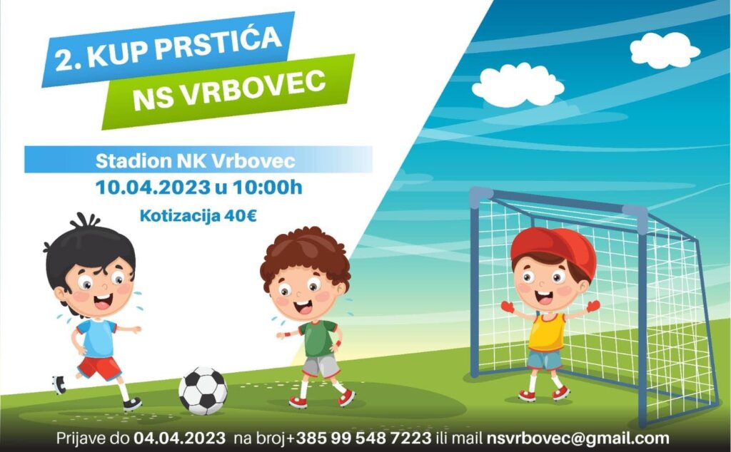 Na Uskrsni ponedjeljak 2. Kup prstića Nogometnog središta Vrbovec – evo skupina i parova
