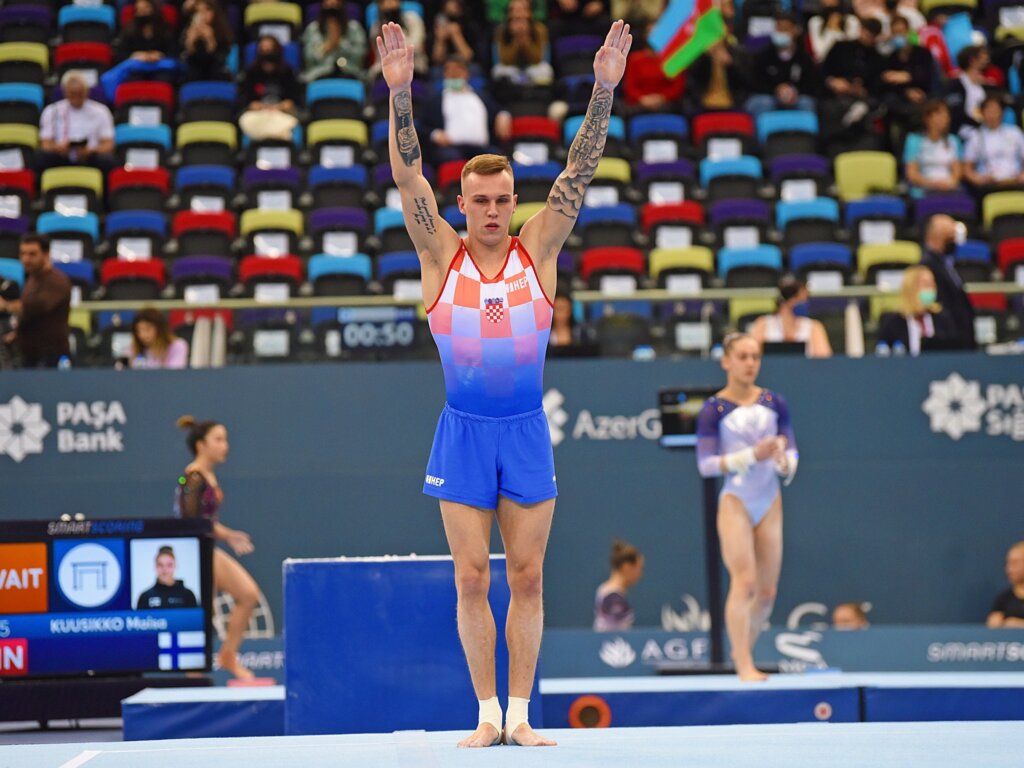 Gimnastika: Benović osmi u finalu u Cottbusu