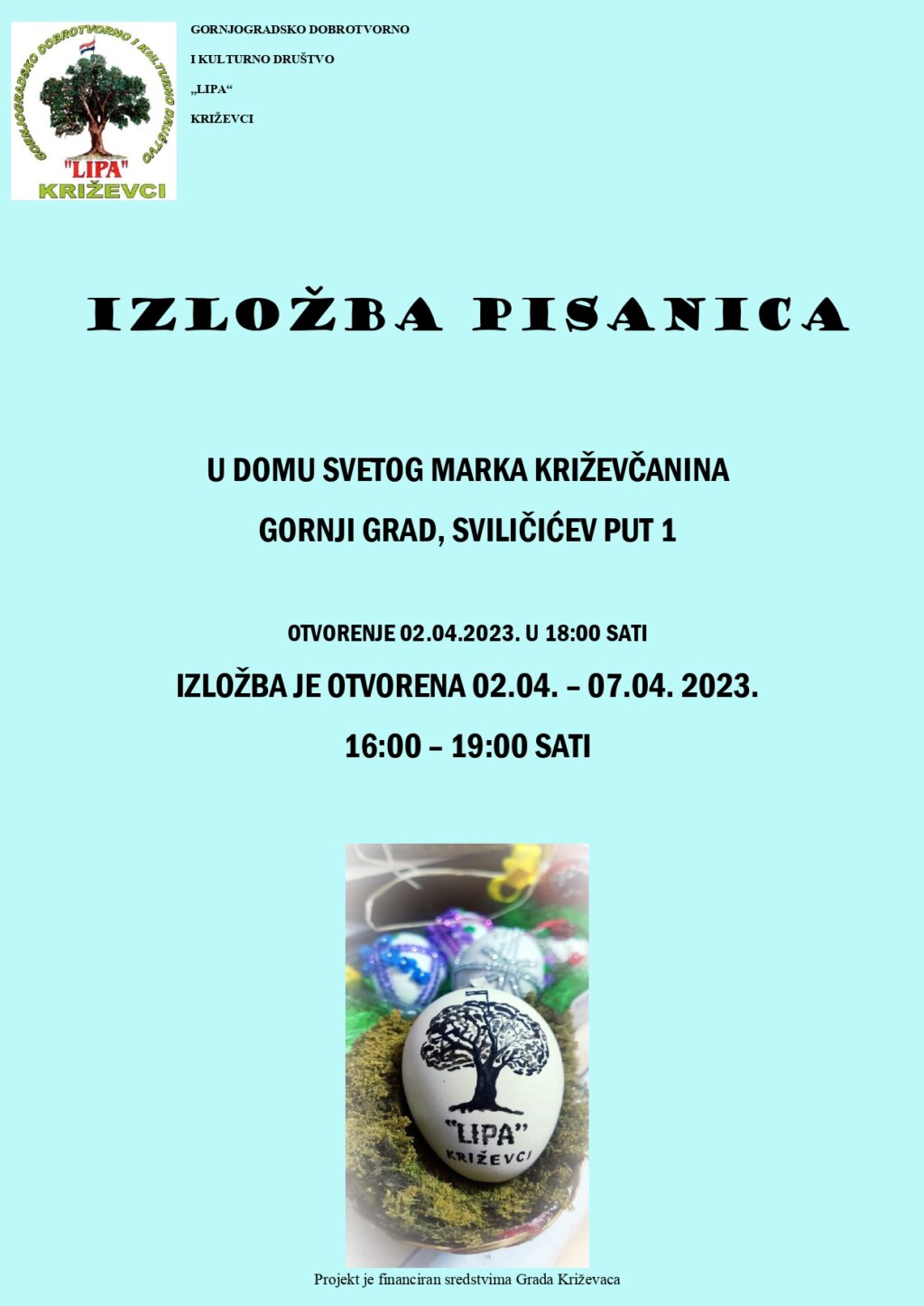 izlozba pisanica lipa