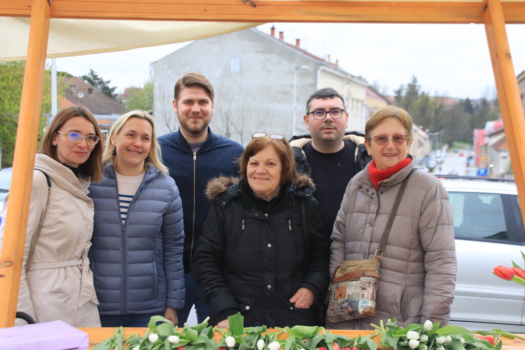 OMILJENI CVIJET ANE RUKAVINE Križevački SDP održao humanitarnu akciju