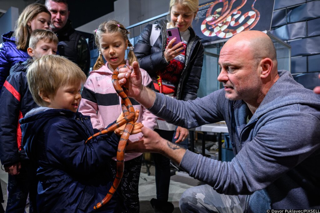 Zagreb: Izložba zmija i paukova privukla je veliki broj posjetitelja