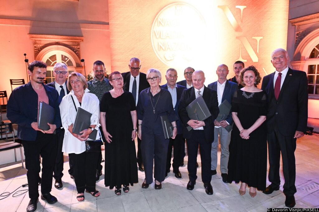 Zagreb: Svečana dodjela nagrade "Vladimir Nazor" za najbolja umjetnička ostvarenja u Republici Hrvatskoj