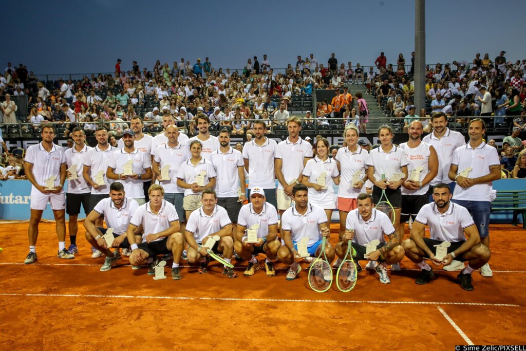 Zadar: Najveće hrvatske sportske zvijezde zaigrale tenis na humanitarnom spektaklu Gem Set Hrvatska