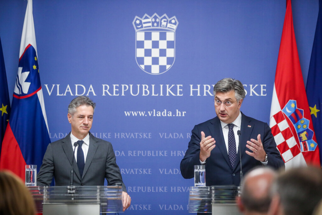 Plenković i Golob: Arbitražu mičemo iz dnevne politike
