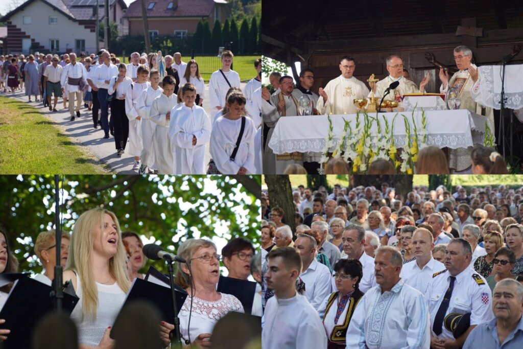 [FOTO] Blagdan Velike Gospe u Močilama uz procesiju i svetu misu