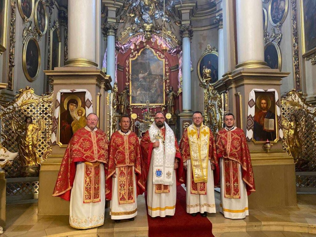 Liturgija u katedrali sv. Jurja u Lavovu