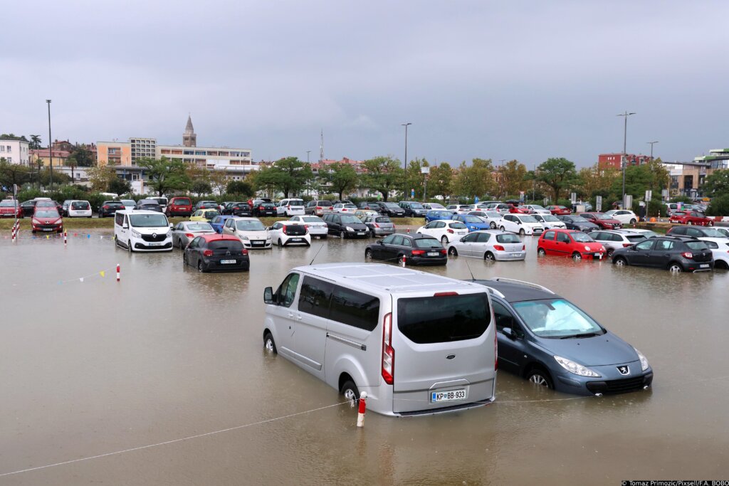 Poplava u Kopru nakon nevremena