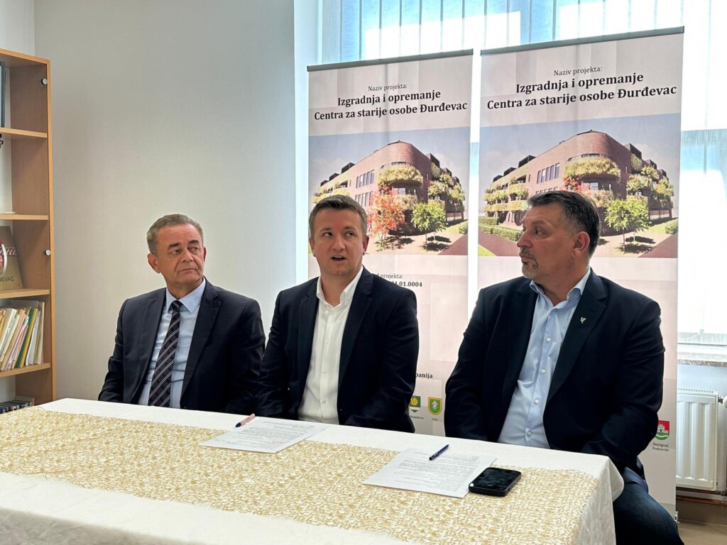 [FOTO] U Đurđevcu će se izgraditi Centar za starije osobe za 122 korisnika, projekt vrijedi više od 6 milijuna eura
