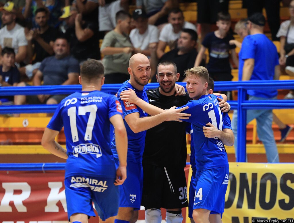 Zagreb: Utakmica polufinala Hrvatskog malonogometnog superkupa Futsal Dinamo - Olmissum