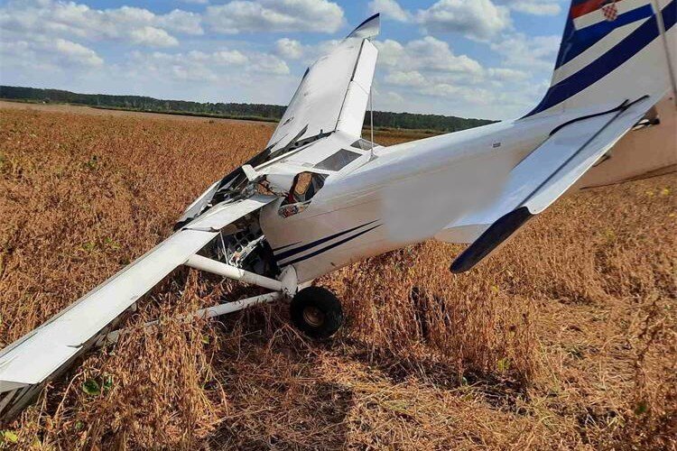 Pao mali sportski zrakoplov, jedna osoba ozlijeđena