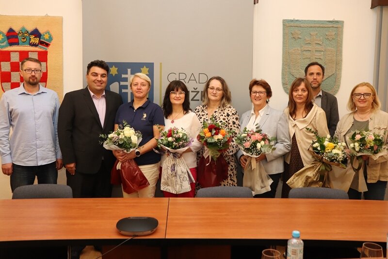 [FOTO] Gradonačelnik Rajn održao prijem za najbolje odgojno-obrazovne djelatnice s  područja grada Križevaca