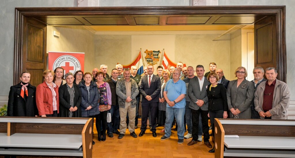 [FOTO] Održan prijem za višestruke darivatelje krvi s područja Varaždinske županije