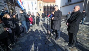 Zagreb: Izjava premijera Plenkovića nakon mise u crkvi sv. Marka