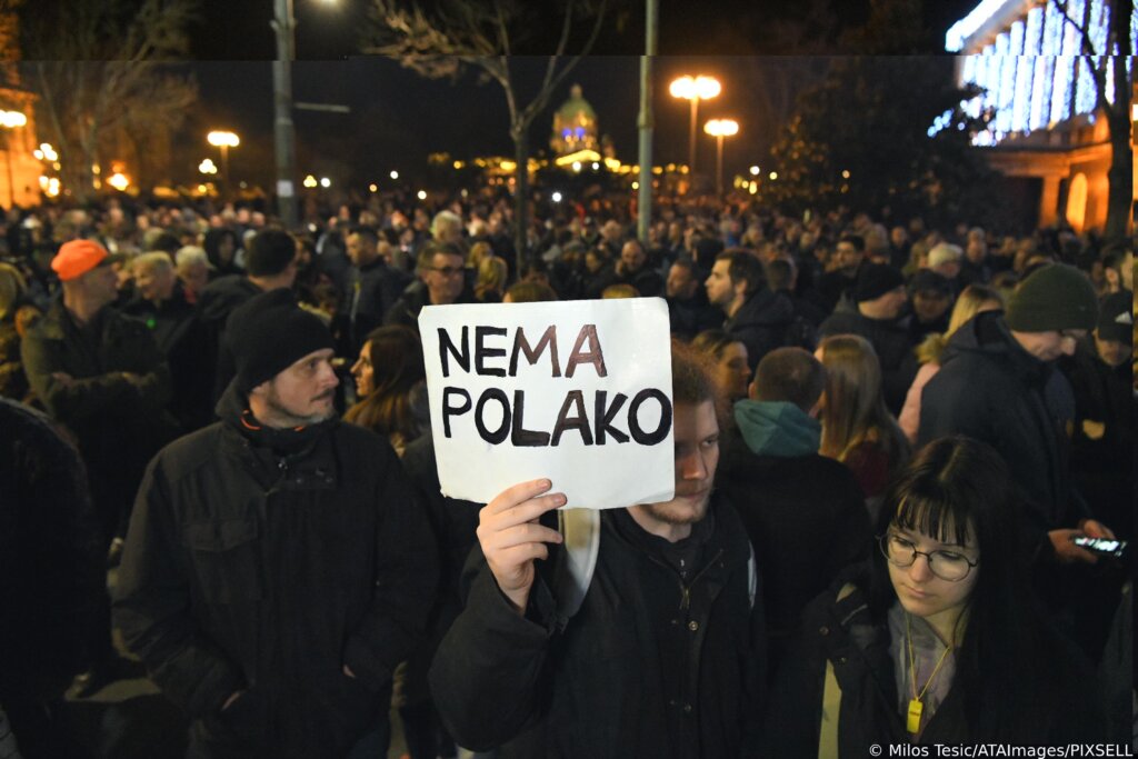 Beograd: Sedmi Prosvjed Srbija Protiv Nasilja