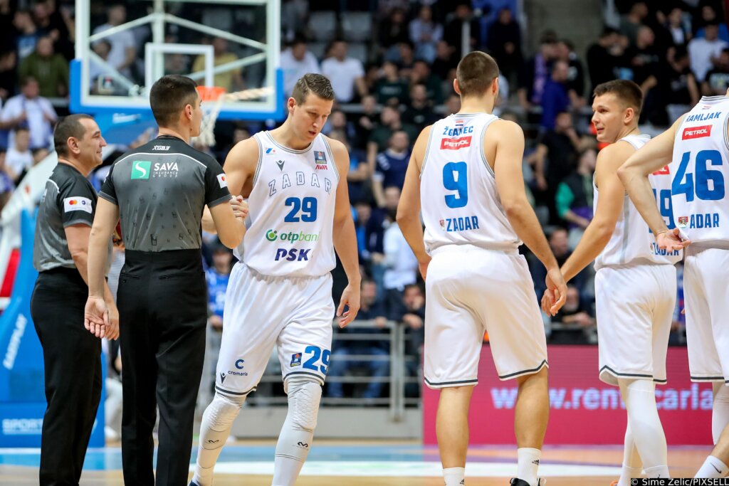 Zadar: Susret 14. kola ABA lige između Zadra i Budućnosti Voli