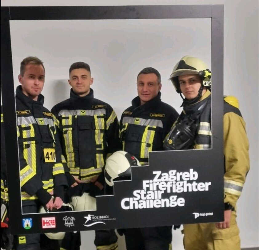 Koprivnički vatrogasci na humanitarnoj utrci Zagreb Firefighter Stair Challenge