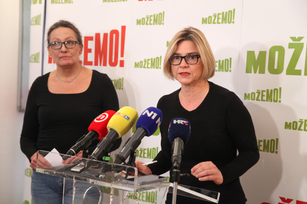 Zagreb: Konferenciju za medije stranke Možemo! o tzv. Lex AP-u