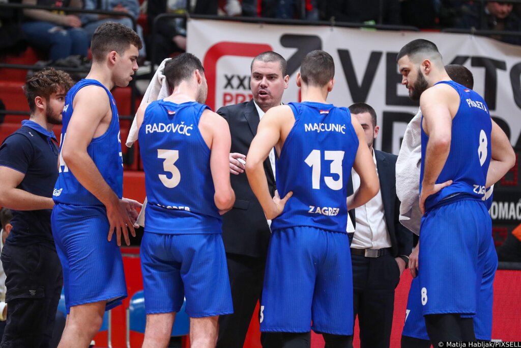 Zagreb: Utakmica 17. kola regionalne košarkaške ABA lige Cibona - Budućnost
