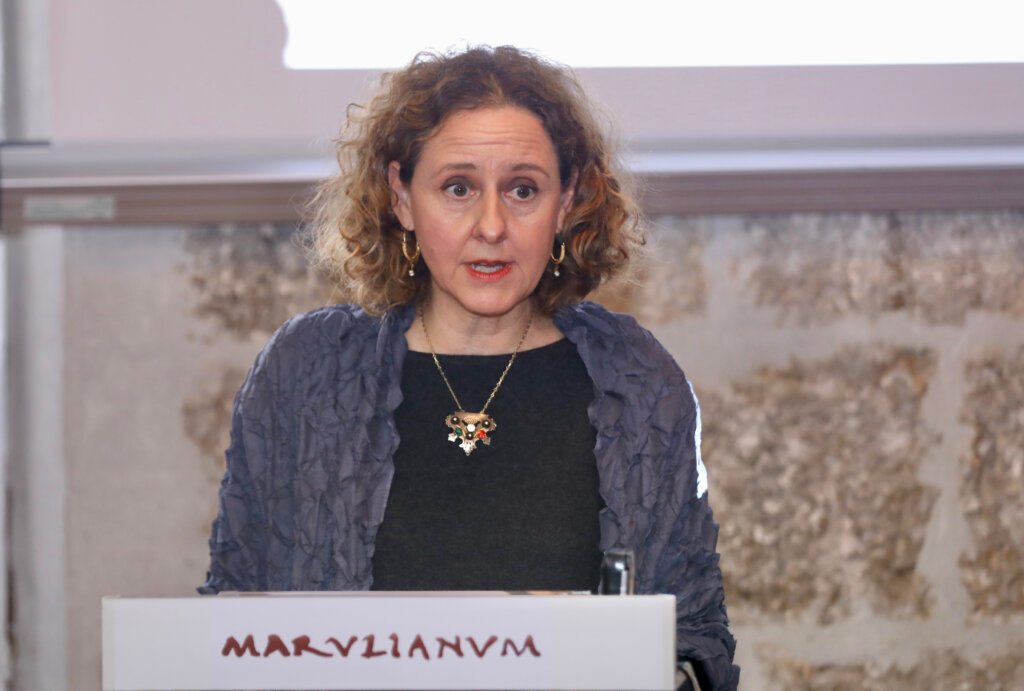 Split: Ministrica Nina Obuljen Koržinek Predstavila Brojne Programe Kojima će Se Obilježiti 500. Obljetnica Smrti Marka Marulića