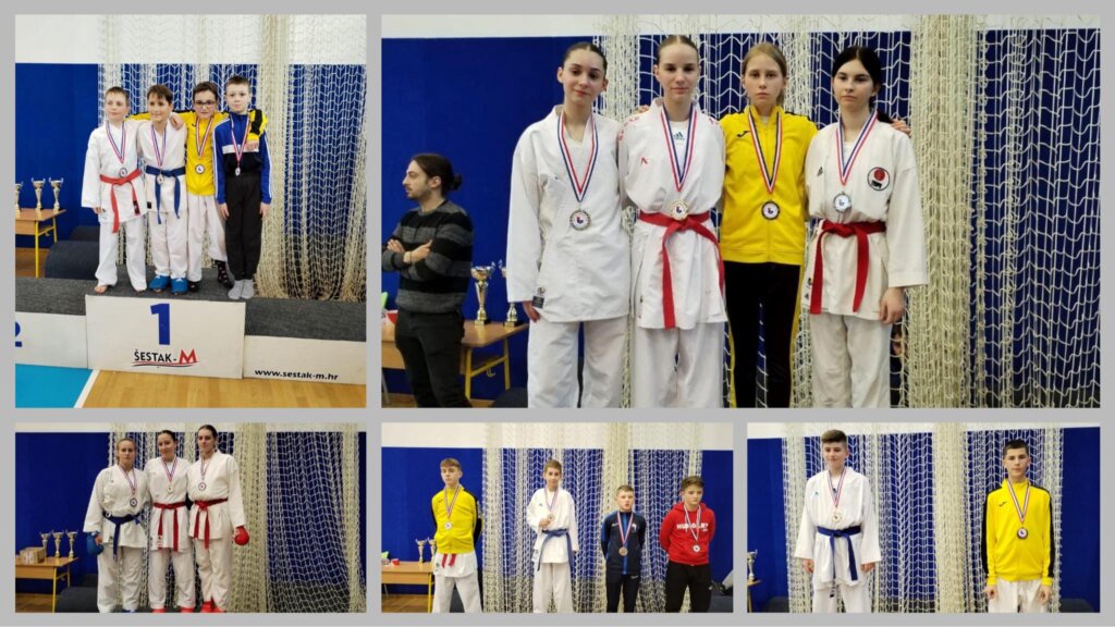 [FOTO] Pet medalja osvojili članovi Karate kluba KTC