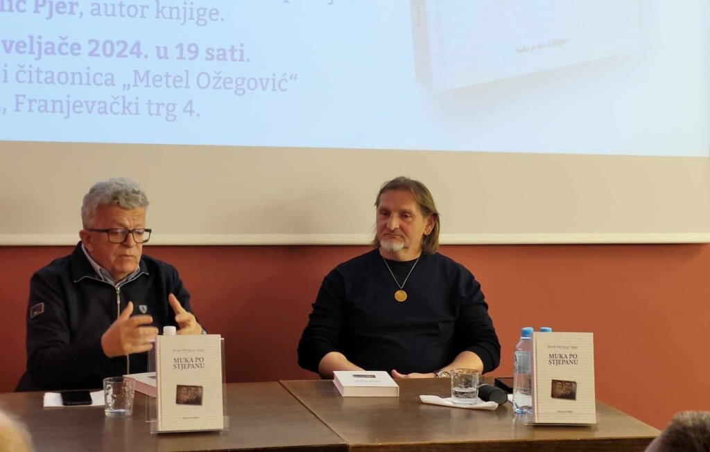 Josip Petrlić Pjer u Varaždinu predstavio svoju knjigu “Muka po Stjepanu”