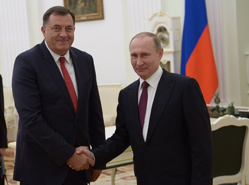 Dodik se sastao s Putinom, žalio se na pritiske Zapada