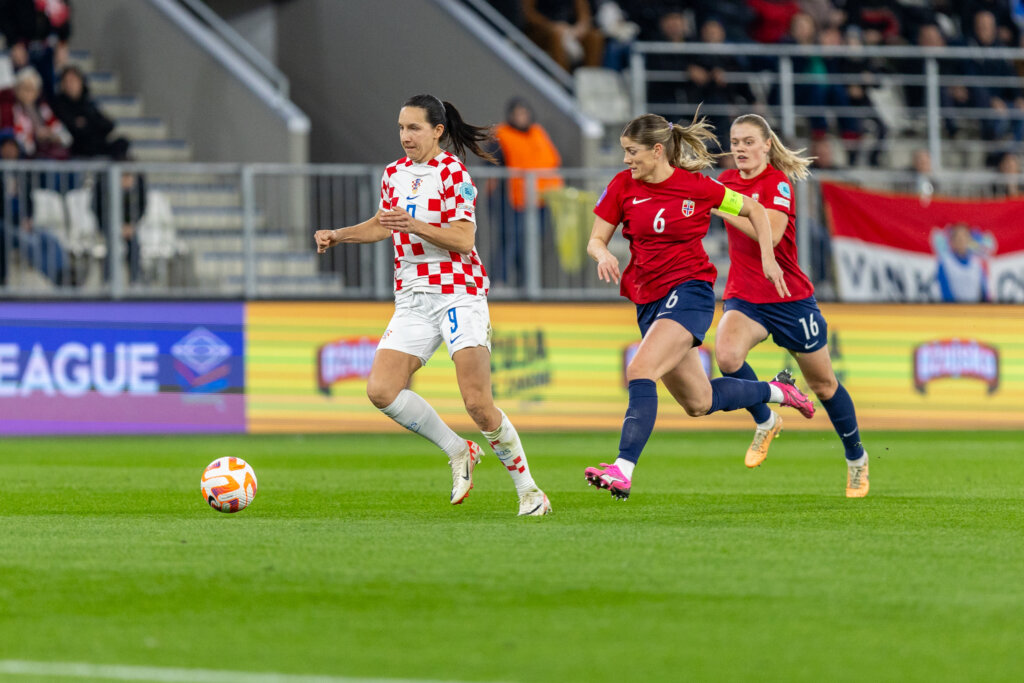 Ženska nogometna reprezentacija Norveške svladala hrvatske nogometašice