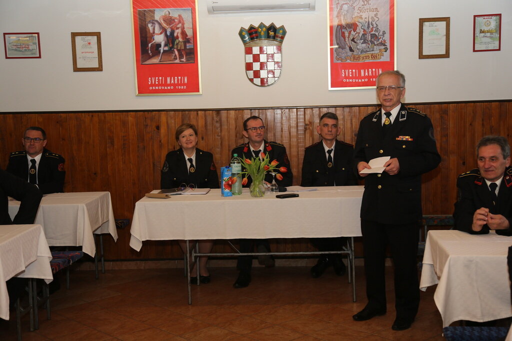 [FOTO] Redovnu godišnju skupštinu održalo Dobrovoljno vatrogasno društvo Sveti Martin