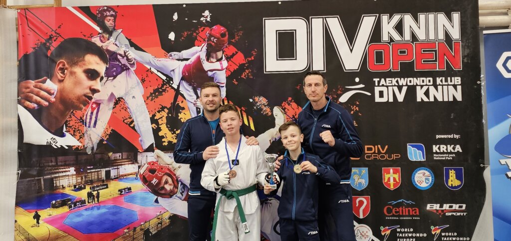 Taekwondo klub Radnik osvojio 3. mjesto na međunarodnom natjecanju u Kninu