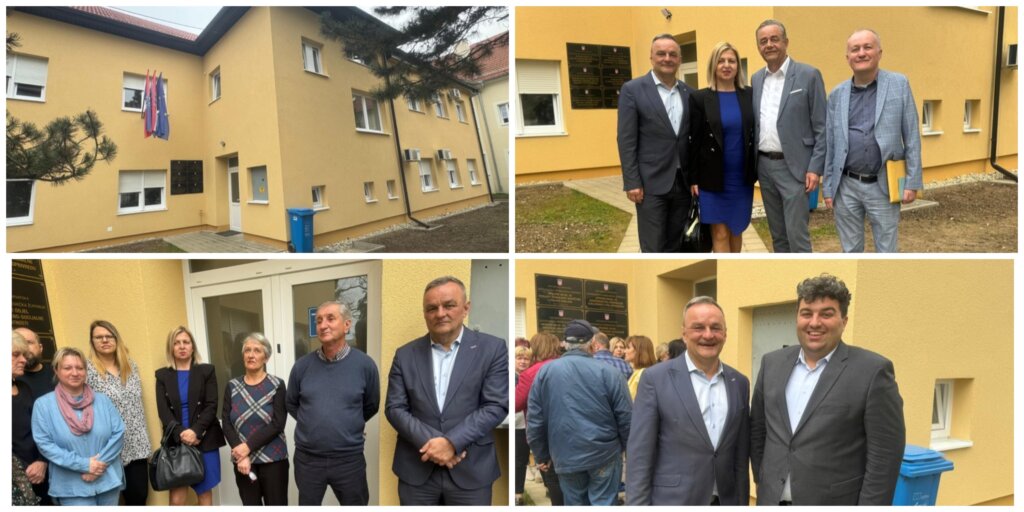 [FOTO] Župan Darko Koren i gradonačelnik Mario Rajn obišli obnovljenu zgradu Ispostave Županijske uprave u Križevcima
