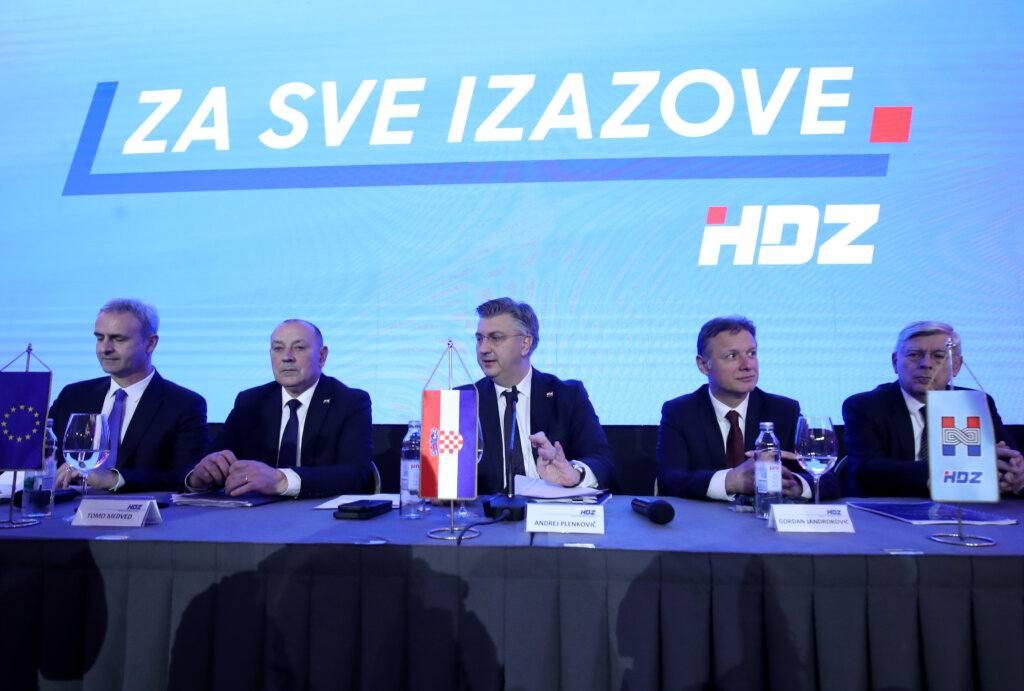 Zagreb: U hotelu Westin održana je sjednica Predsjedništva HDZ-a
