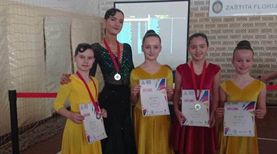 Članice Plesnog kluba Ritam Đurđevac izvrsne u jakoj međunarodnoj konkurenciji na natjecanju u Solinu