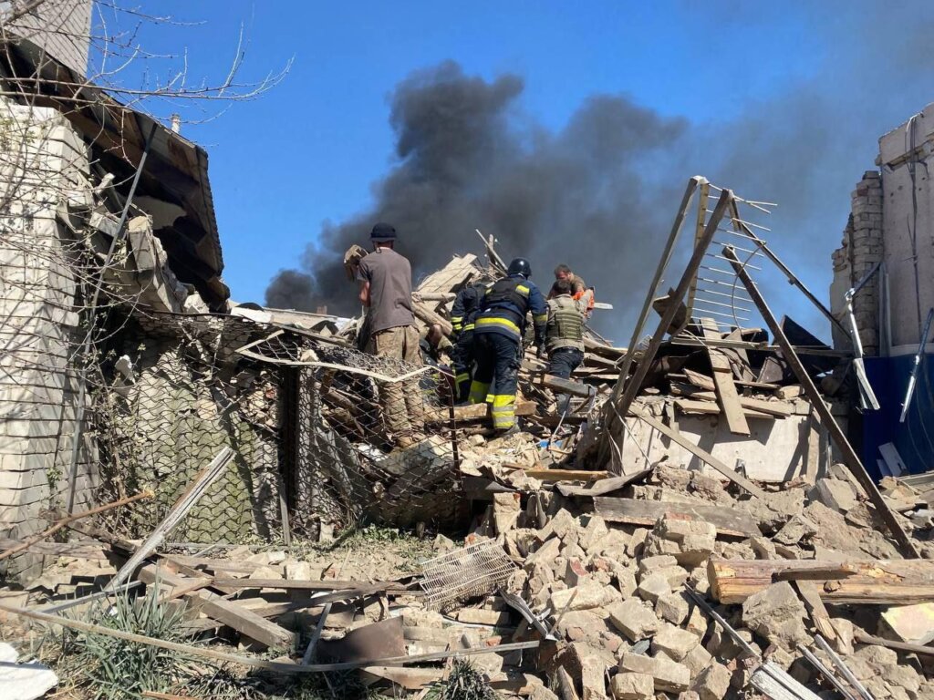 U napadu na Harkiv dvoje ozlijeđenih i uništene zgrade