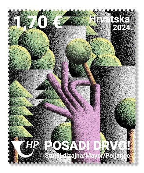Hrvatska pošta ima novu prigodnu marku “Borba protiv klimatskih promjena – posadi drvo!”