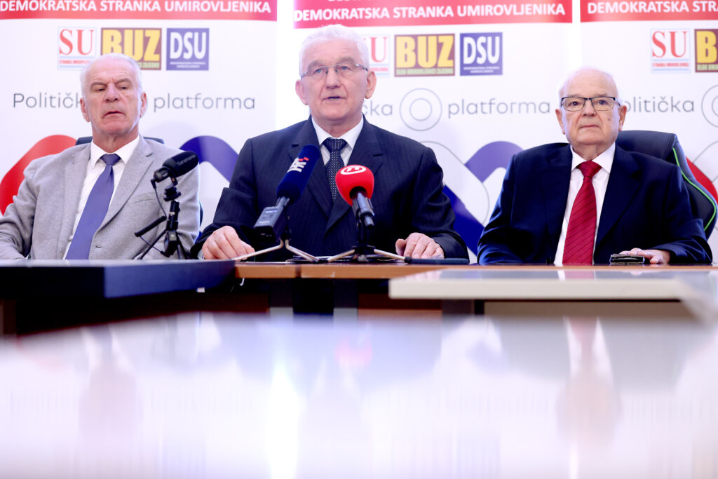 Zagreb: Koalicija Umirovljenici zajedno predstavila program za izbore za Europski parlament