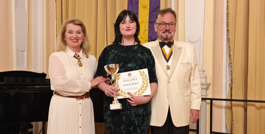 Križevačka sopranistica Dunja Rebić osvojila Nagradu Guvernera Lions Grand Prix u Rijeci