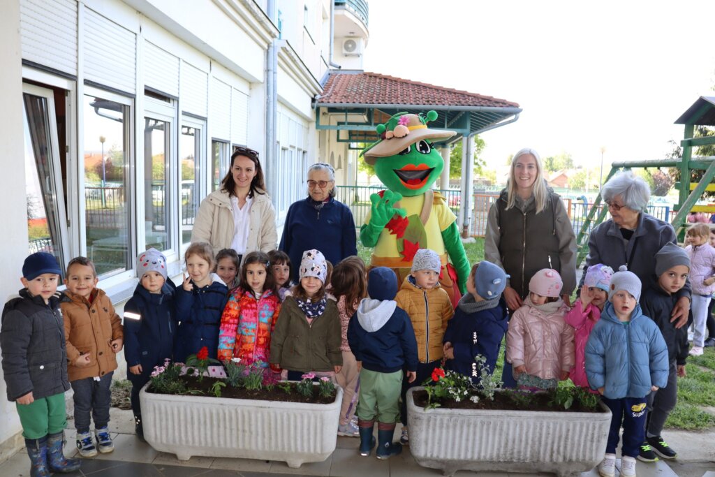 Na 66. rođendan Komunalca posađen je Mirisni senzorni vrt u dječjem vrtiću Tratinčica