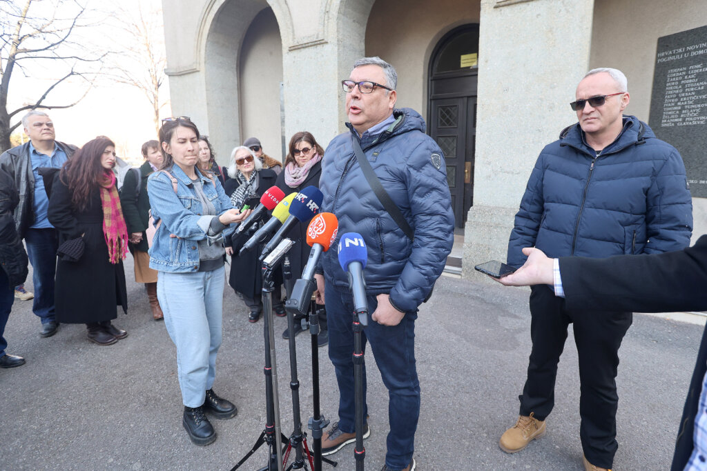 Zagreb: HND i SNH pridružili se bdijenju za ubijene novinare i novinarke u Gazi