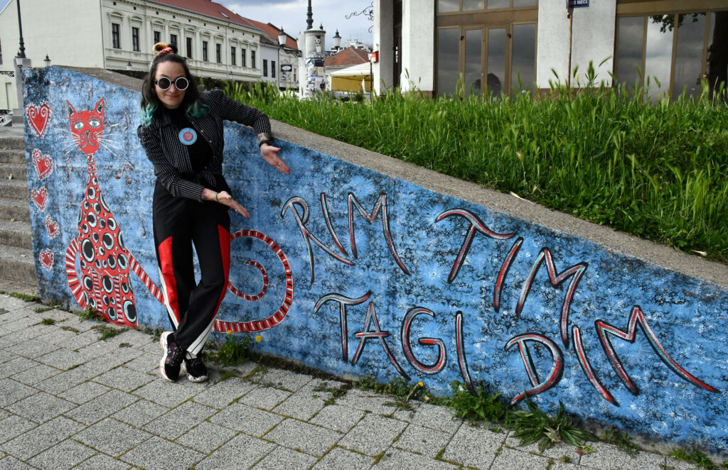 Slavonski Brod: Umjetnica Maja Jagodić oslikala je mural koji je posvetila Baby Lasagni i njegovom uspjehu na Eurosongu