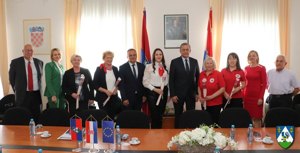 [FOTO] U Županijskoj upravi održan prijem za predstavnike društava Crvenog križa s područja Koprivničko-križevačke županije