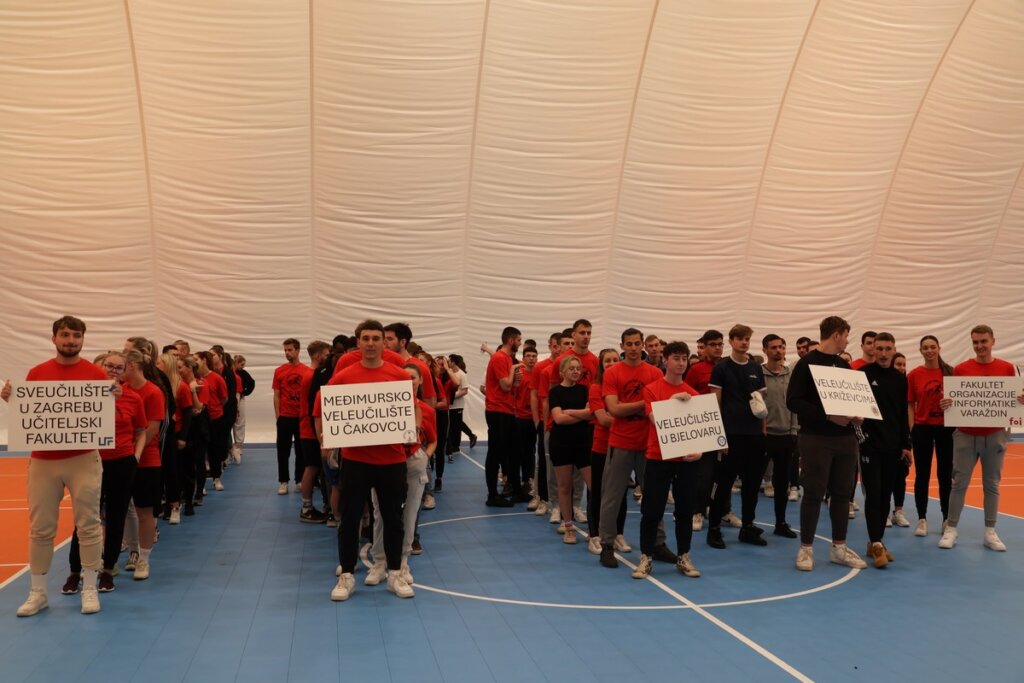 [FOTO] U novoj balon-dvorani u Čakovcu otvorene Sportske igre studenata sjeverozapadne Hrvatske