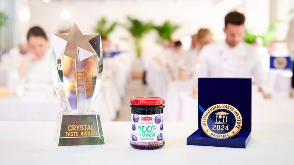 Podravka ponovno nagrađena Superior Taste nagradama, Borovnica voćni namaz glavna zvijezda već treću godinu zaredom
