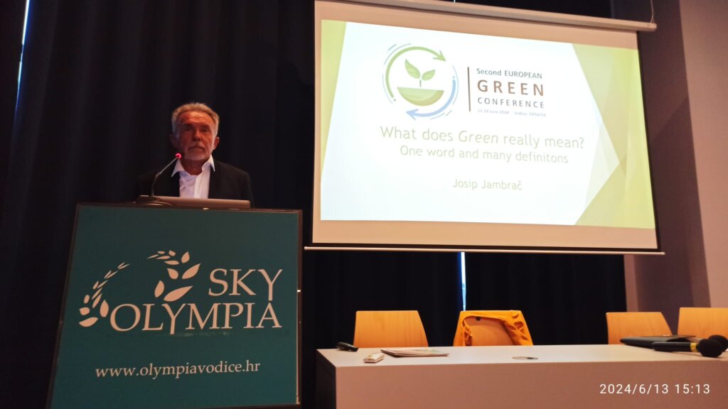 Josip Jambrač održao predavanje na međunarodnoj green konferenciji u Vodicama
