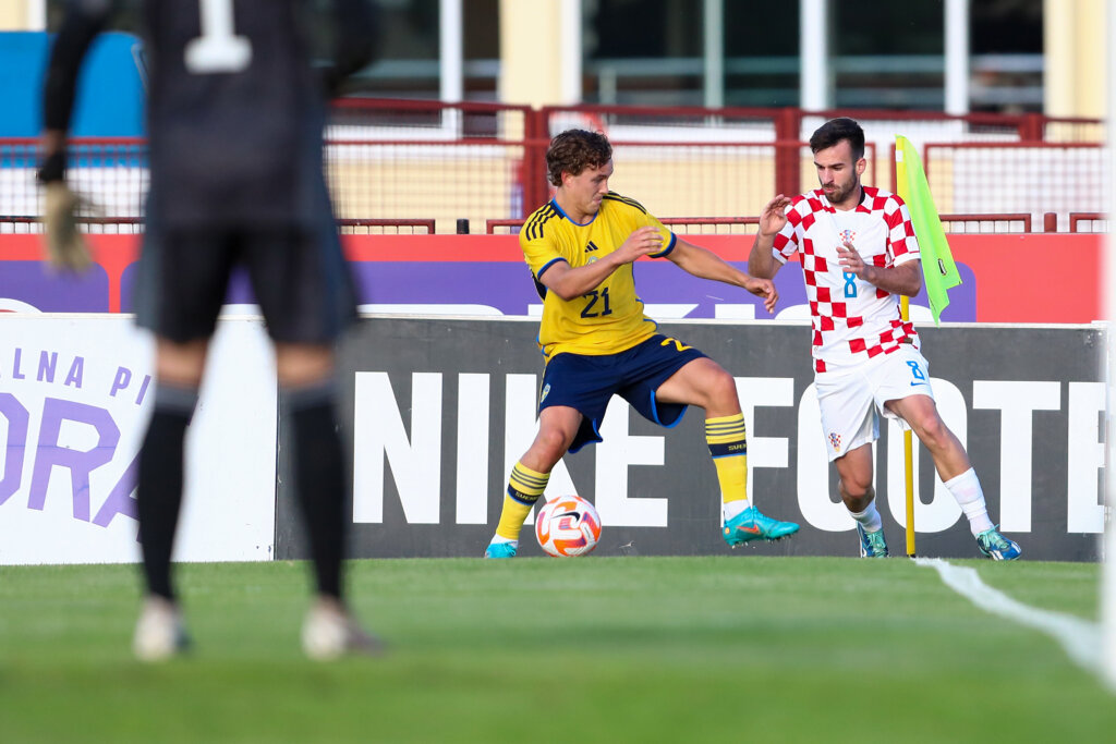 U Sesvetama Odigrana Nogometna Utakmica U 21, Hrvatska Švedska