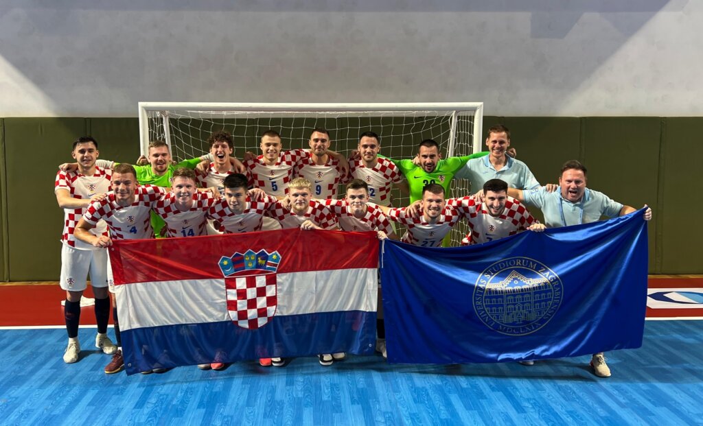 Hrvatska sveučilišna futsalska reprezentacija je prvak svijeta 