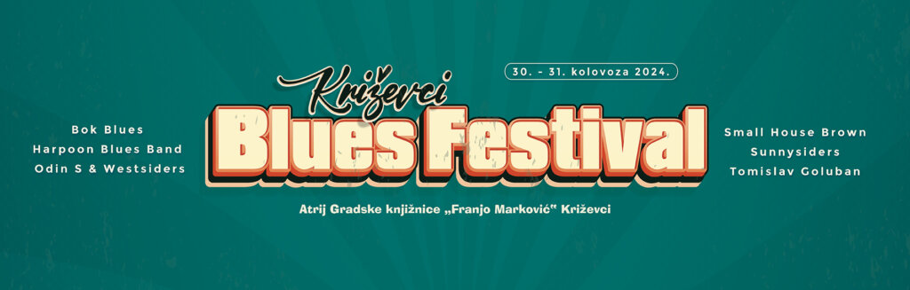Blues Festival krajem kolovoza održat će se u Križevcima 